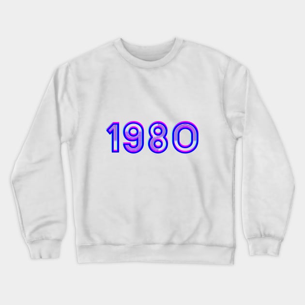 1980 retro logo. Crewneck Sweatshirt by nickemporium1